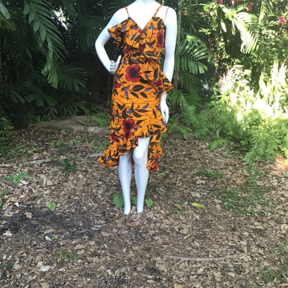 Vintage cotton Dress African fabric - Picture 9 of 9